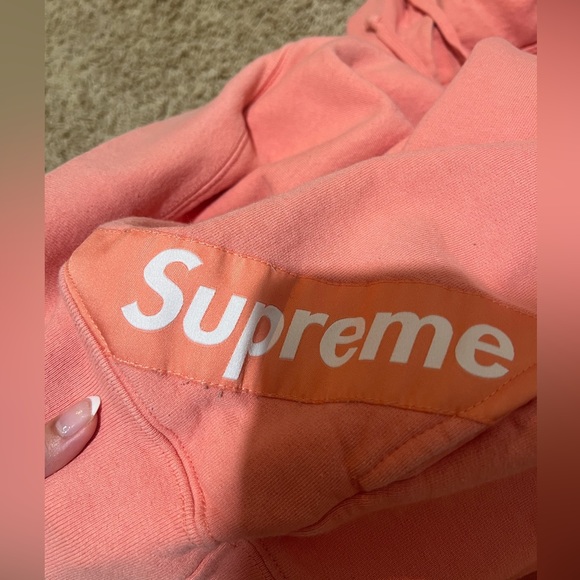 supreme coral pink hoodie - Picture 2 of 7